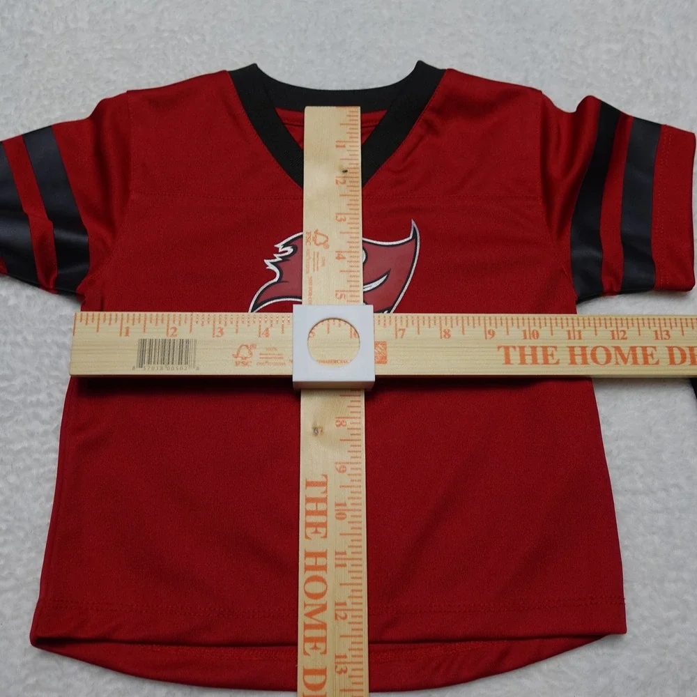 NFL Tampa Bay Buccaneers Jersey & Pants Set Baby 18M Red Black 9K1I1RT01-BCN